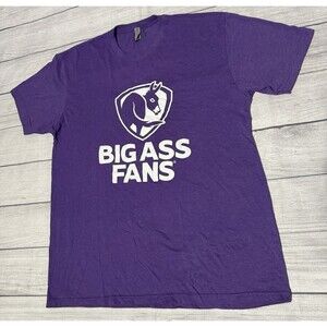 Big Ass Fans Women’s Day 2023 Graphic T Shirt Size XL Employee Promo Purple